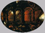 Filippo Napoletano Dante and Virgil in the Underworld